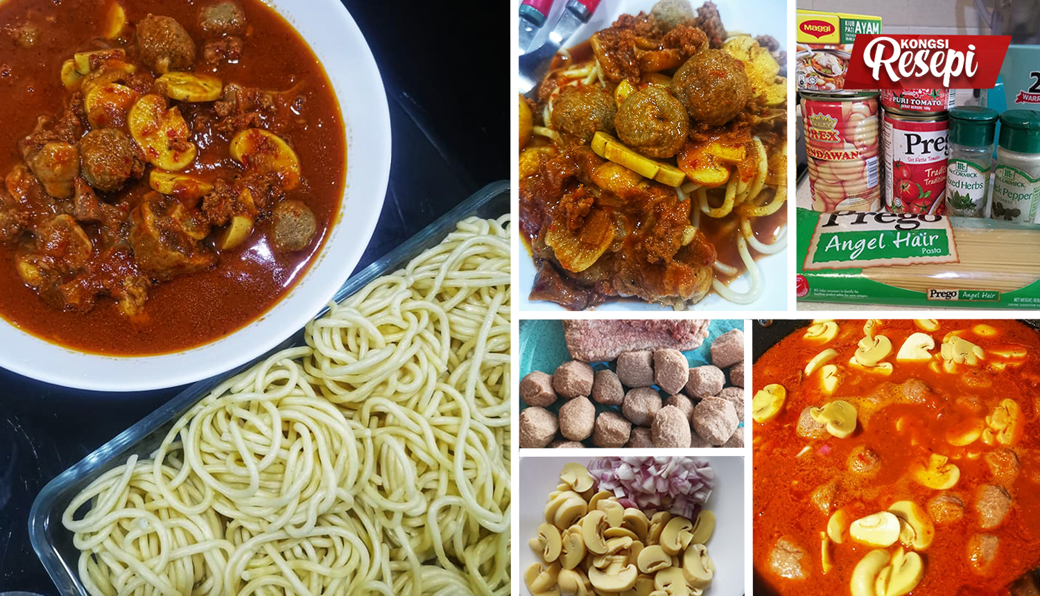 Resepi Spaghetti Bolognese Versi Melayu Siap Ada Tulang. Yang Tak Suka