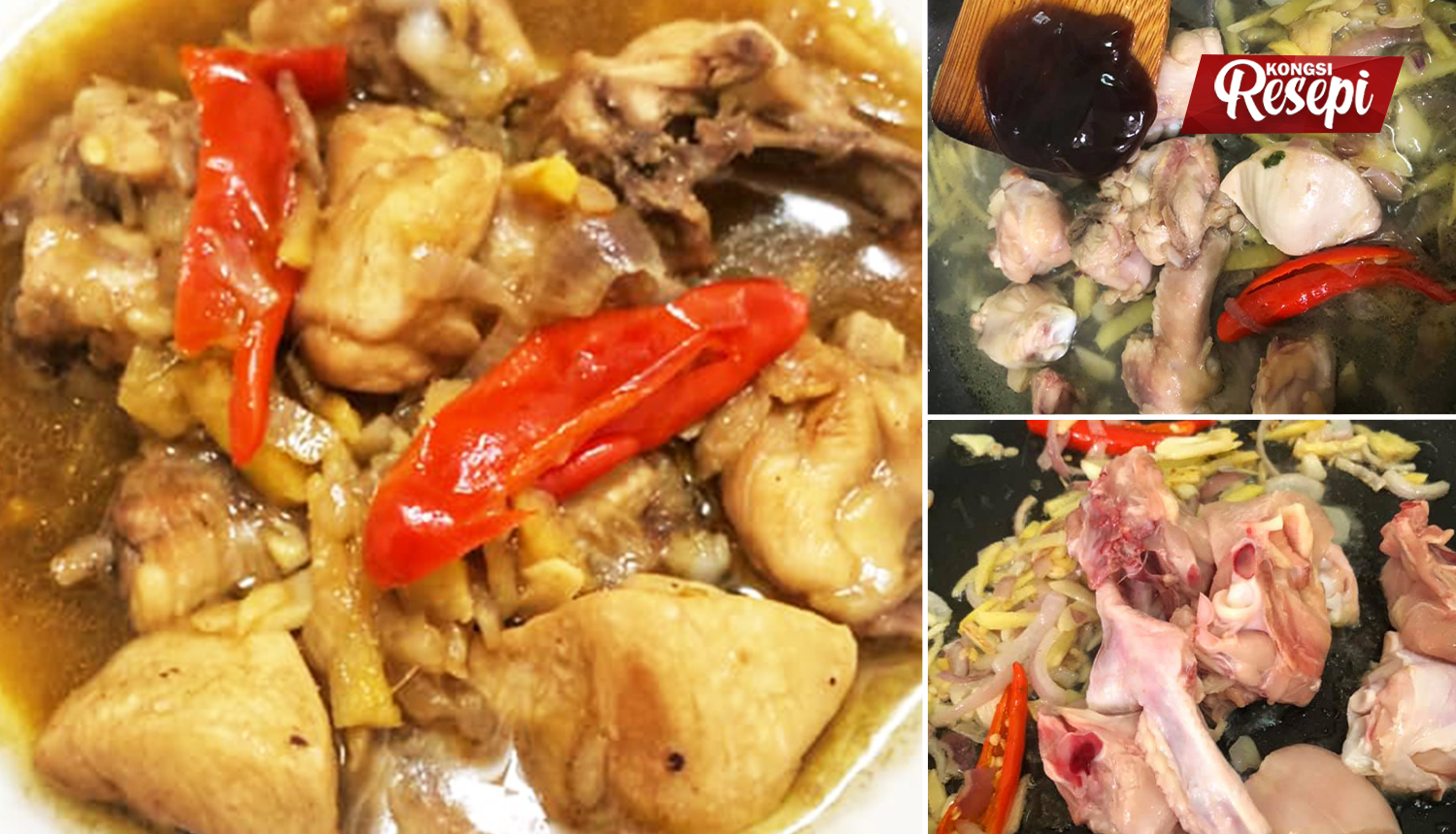 Resepi Ayam Masak Halia Yang Simple Je Nak Buat Tapi Sedap Masakan Sihat Untuk Keluarga Kongsi Resepi