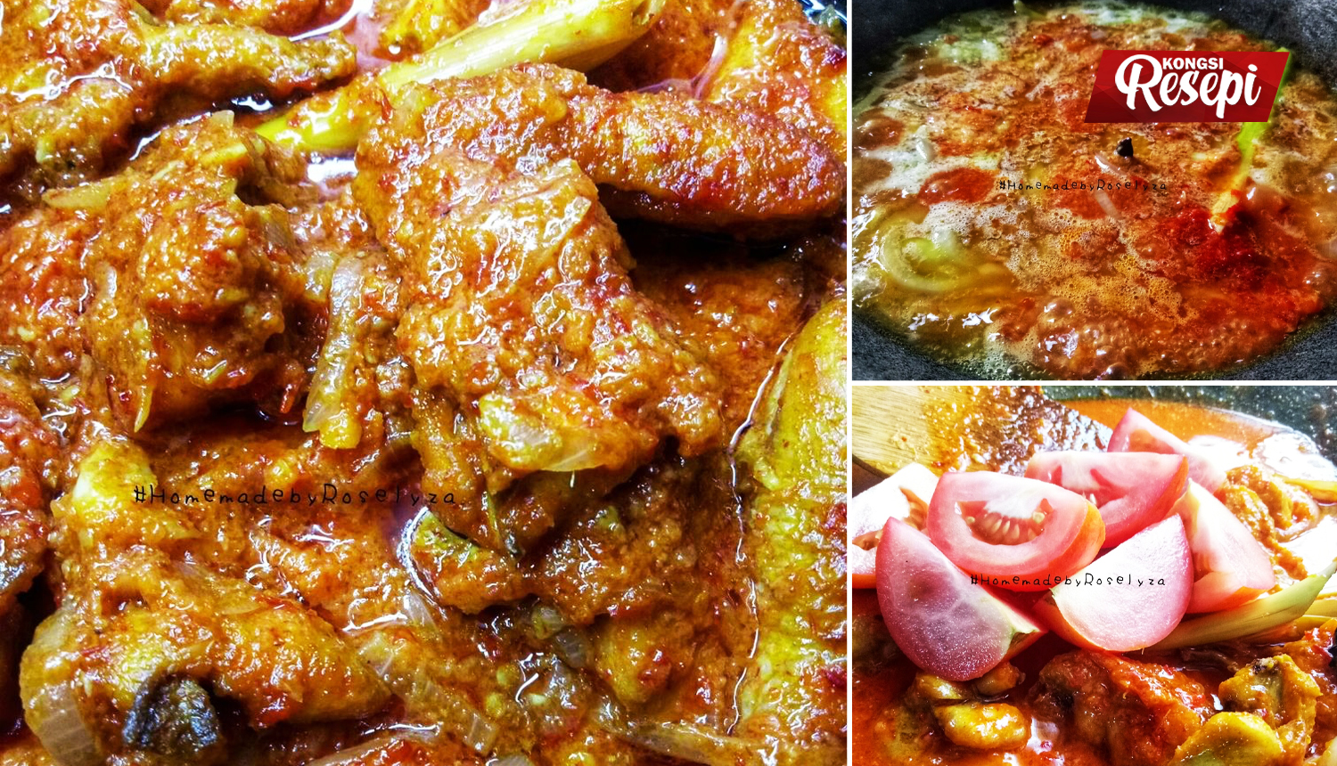 Resepi Ayam Masak Merah Style Orang Dulu-Dulu. Lauk Ni Selalu Buat Untuk Kenduri!